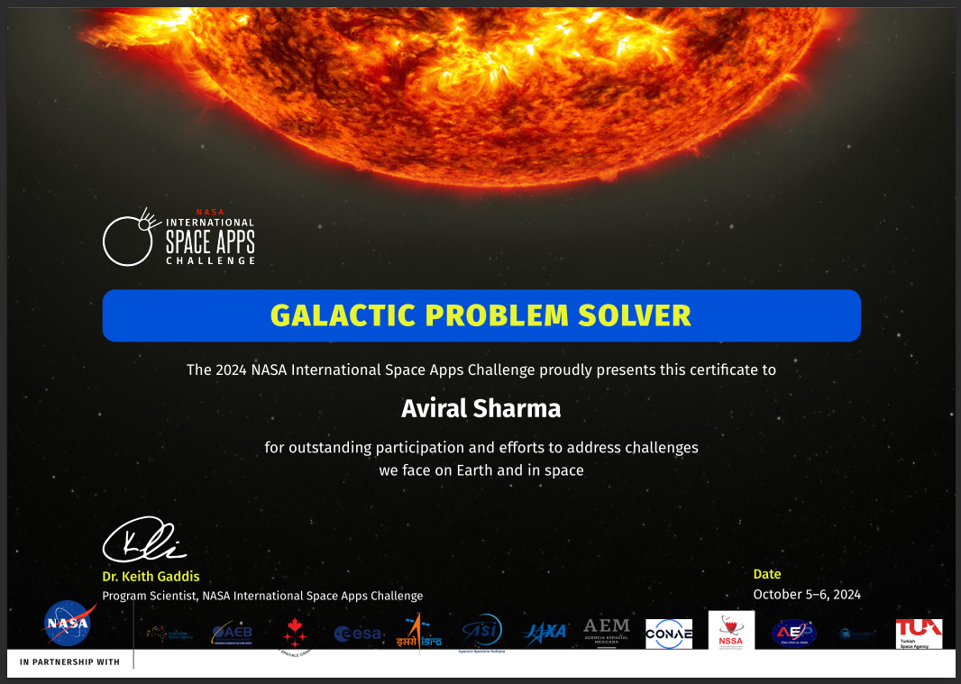 Nasa Space Apps - Hackathon